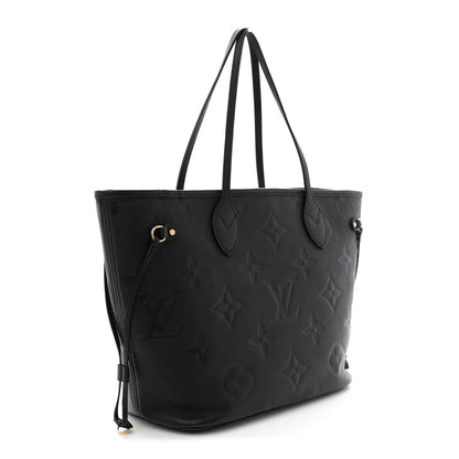 Louis Vuitton Empreinte Monogram Giant Neverfull MM Black 3 of 11