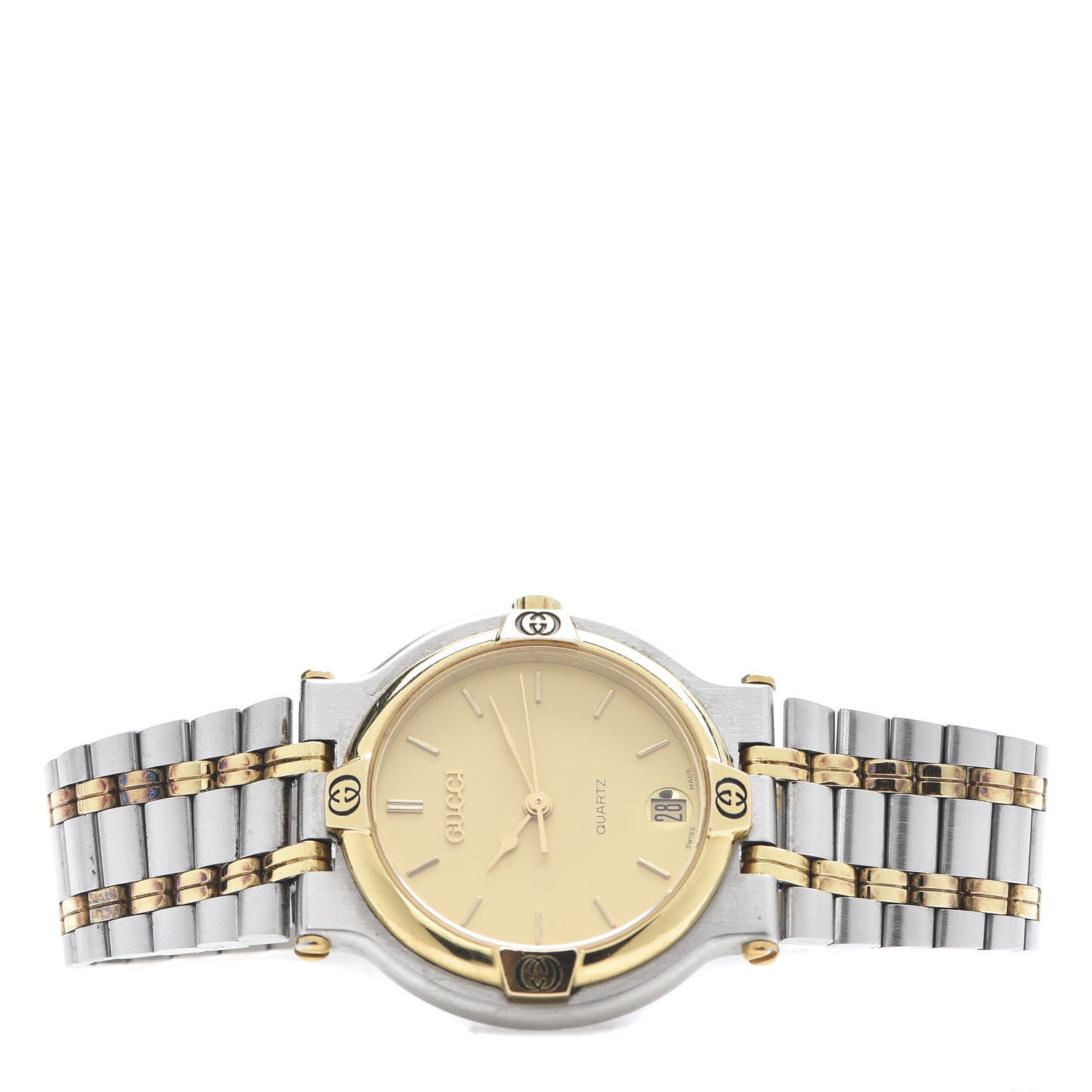 Gucci Stainless Steel 32mm 9000M Quartz Watch Gold 3 of 7