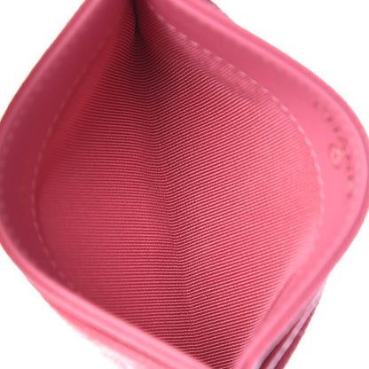 Chanel Caviar Quilted Card Holder Pink 5 of 9