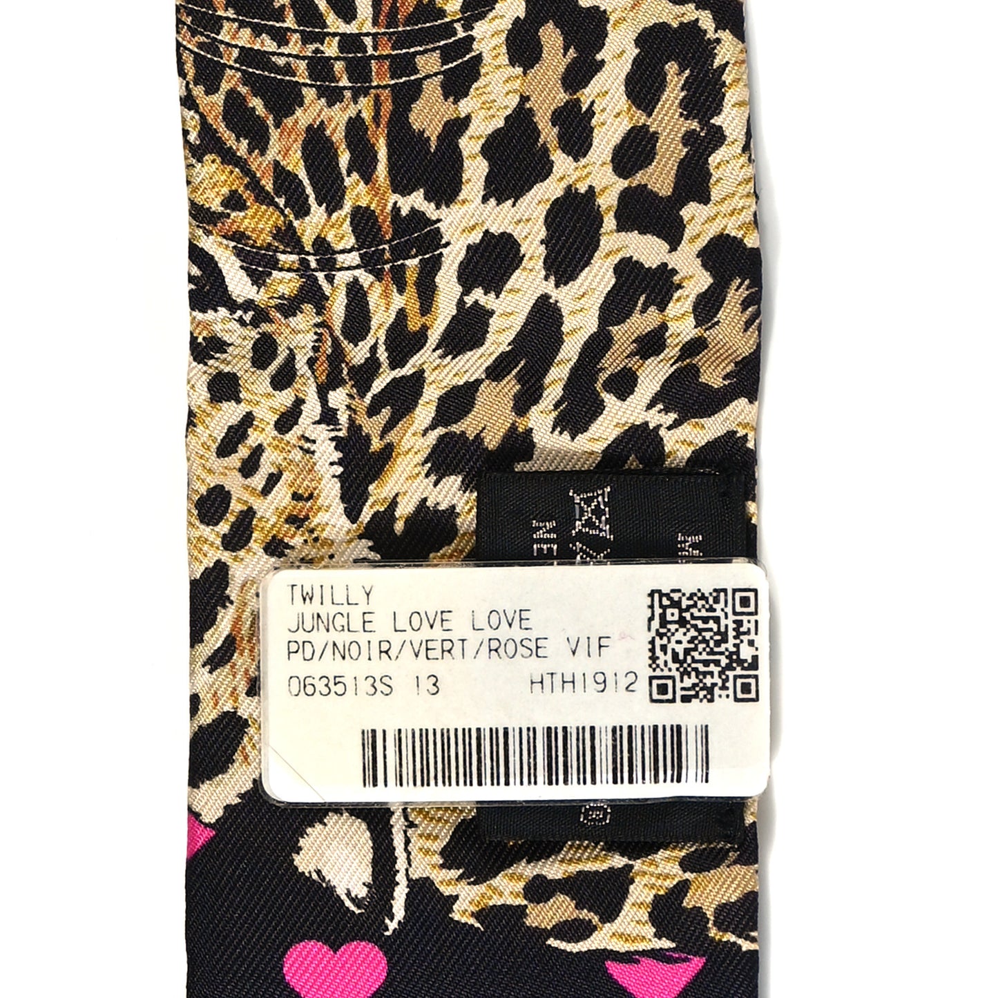 Silk Jungle Love Love Twilly Black Vert Rose Vif