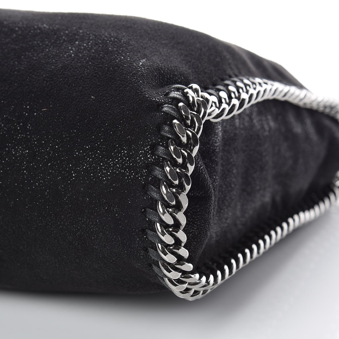 Shaggy Deer Small Falabella Tote Black