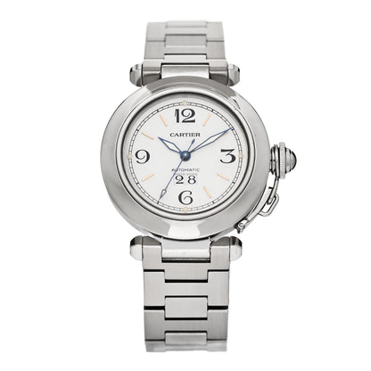 Cartier Stainless Steel 35mm Pasha C Big Date Automatic Watch 1 of 4