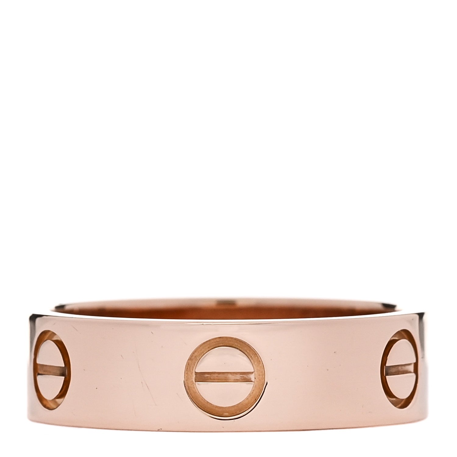 Cartier 18K Pink Gold 5.5mm LOVE Ring 56 7.75 1 of 5