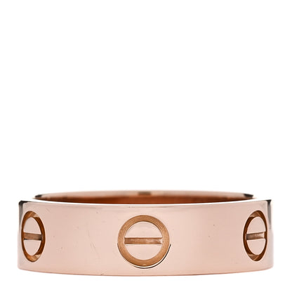 Cartier 18K Pink Gold 5.5mm LOVE Ring 56 7.75 1 of 5