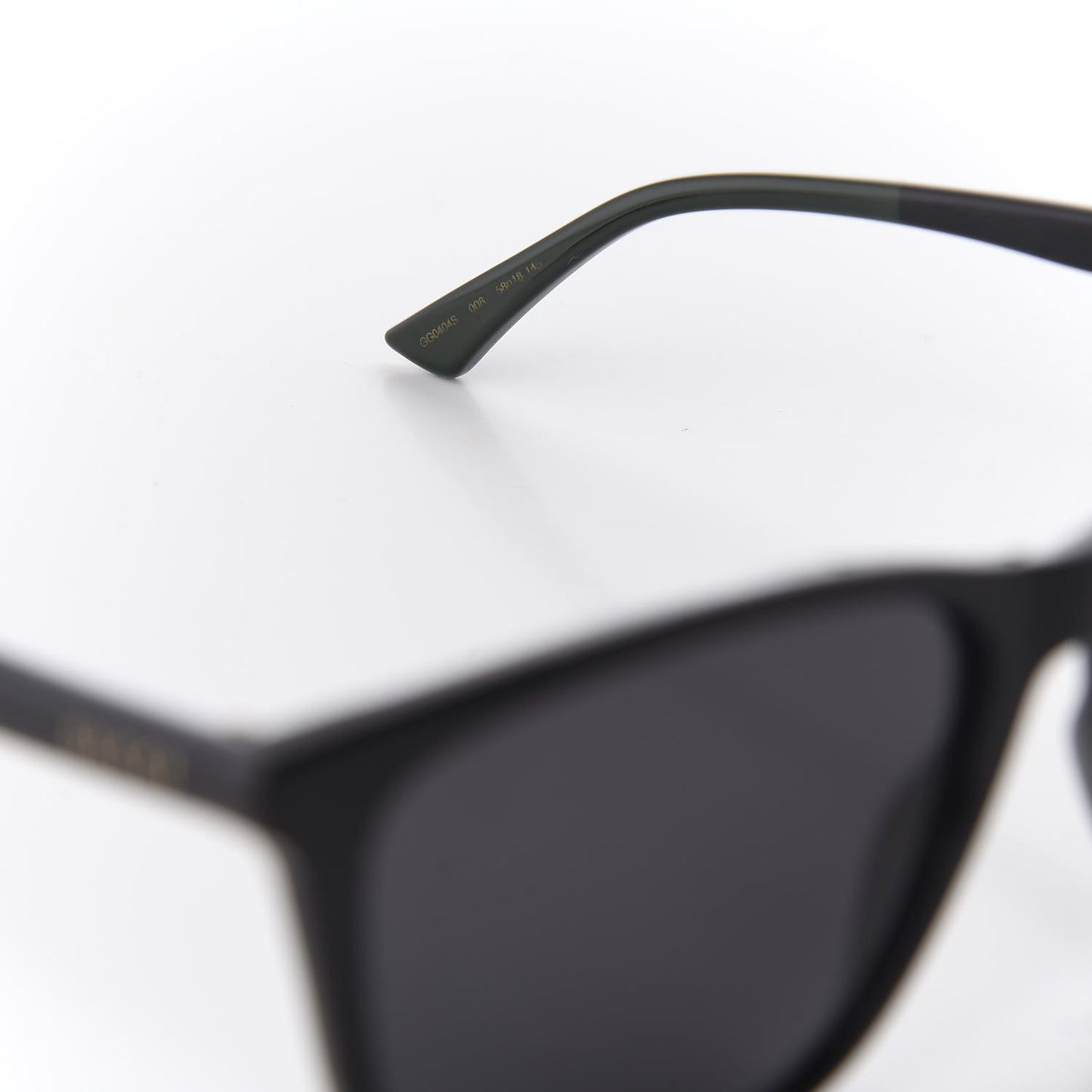 Acetate Square Sunglasses GG0404S Black
