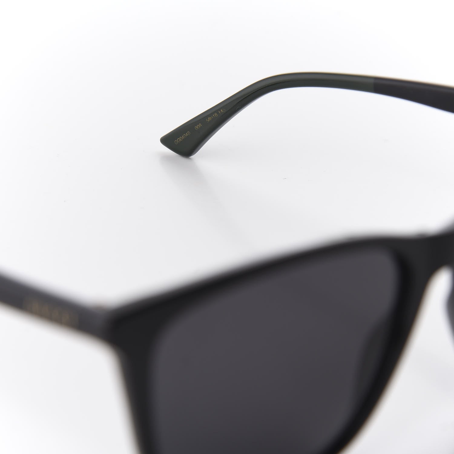 Gucci Acetate Square Sunglasses GG0404S Black 6 of 7