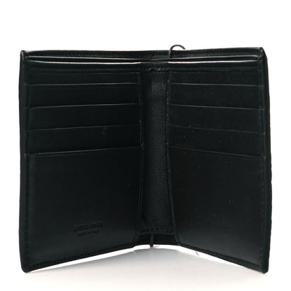 Bottega Veneta Crocodile Bi-Fold Wallet Black 5 of 7