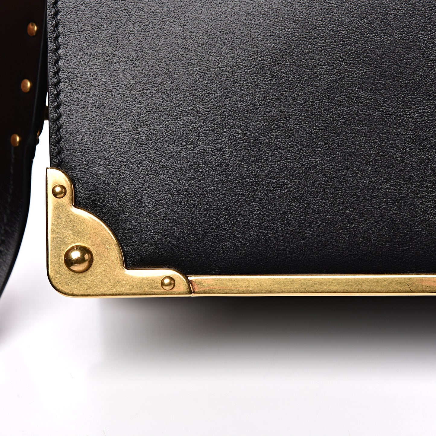 City Calf Saffiano Cahier Bag Black
