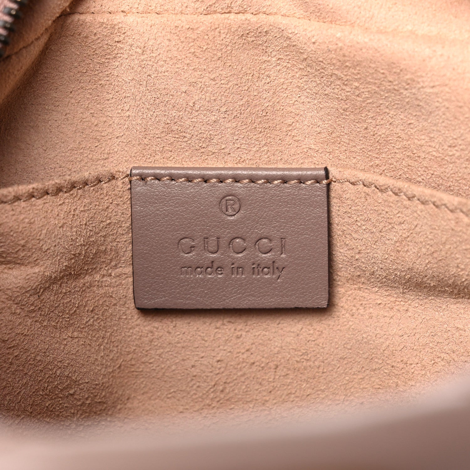 Gucci Calfskin Matelasse Small GG Marmont Chain Shoulder Bag Porcelain Rose 6 of 12