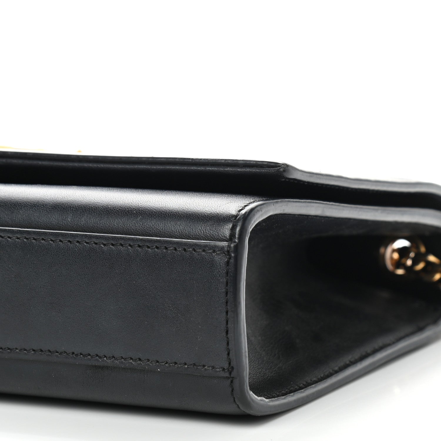 Saint Laurent Smooth Calfskin Medium Classic Monogram Kate Tassel Satchel Black 9 of 11