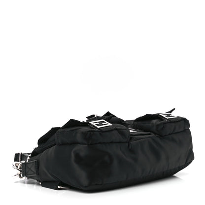 Fendi Econyl Cuoio Romano Multipocket Baguette Black 4 of 13