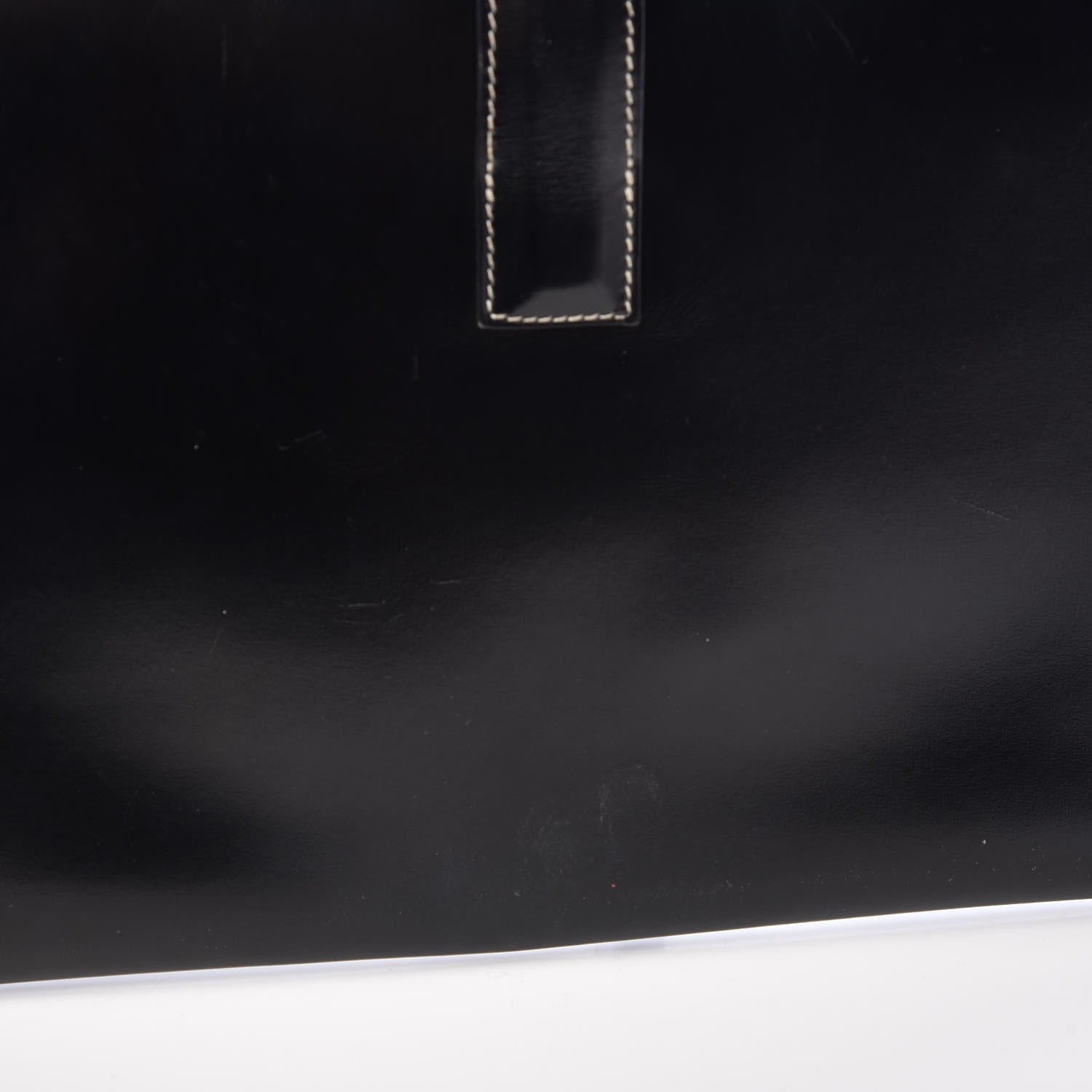 Hermes Box Calf Jige PM Clutch Black 12 of 13