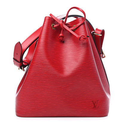 Louis Vuitton Epi Petit Noe Castillan Red 1 of 19