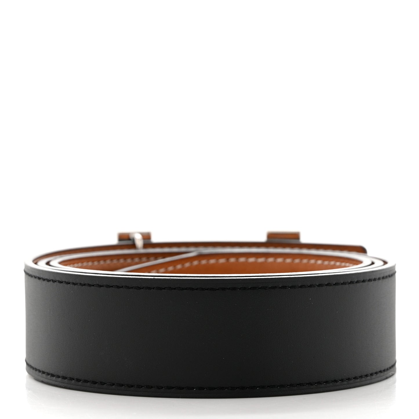 Box Swift 32mm Enamel Quizz H Belt 90 Black Gold