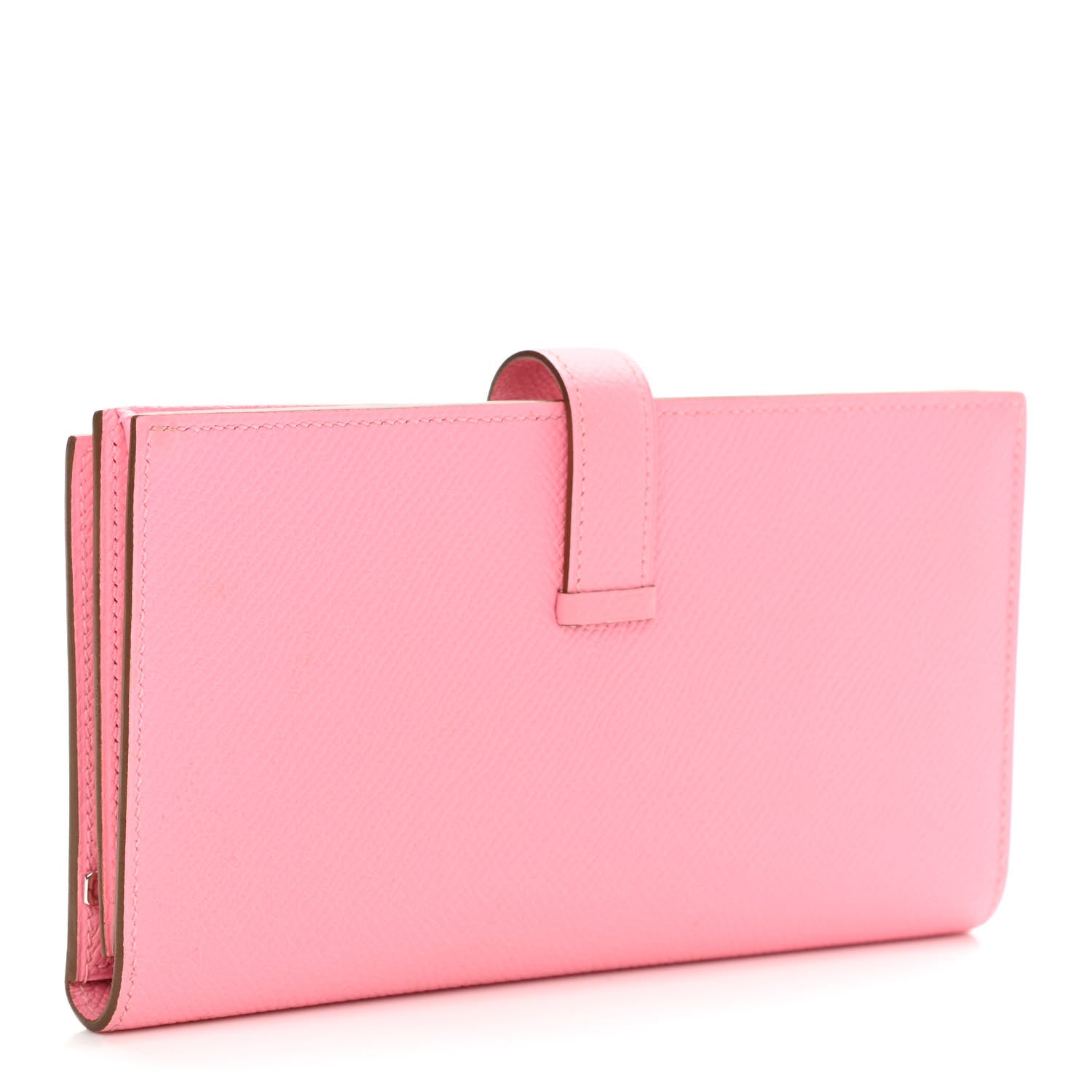 Hermes Epsom Bearn Gusset Wallet Rose Confetti 3 of 8