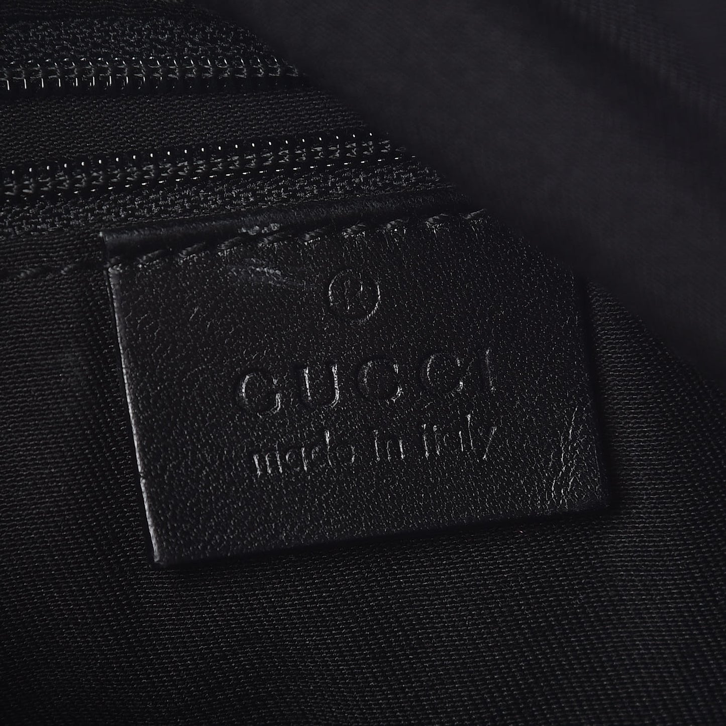 Suede Guccissima Monogram Hobo Black