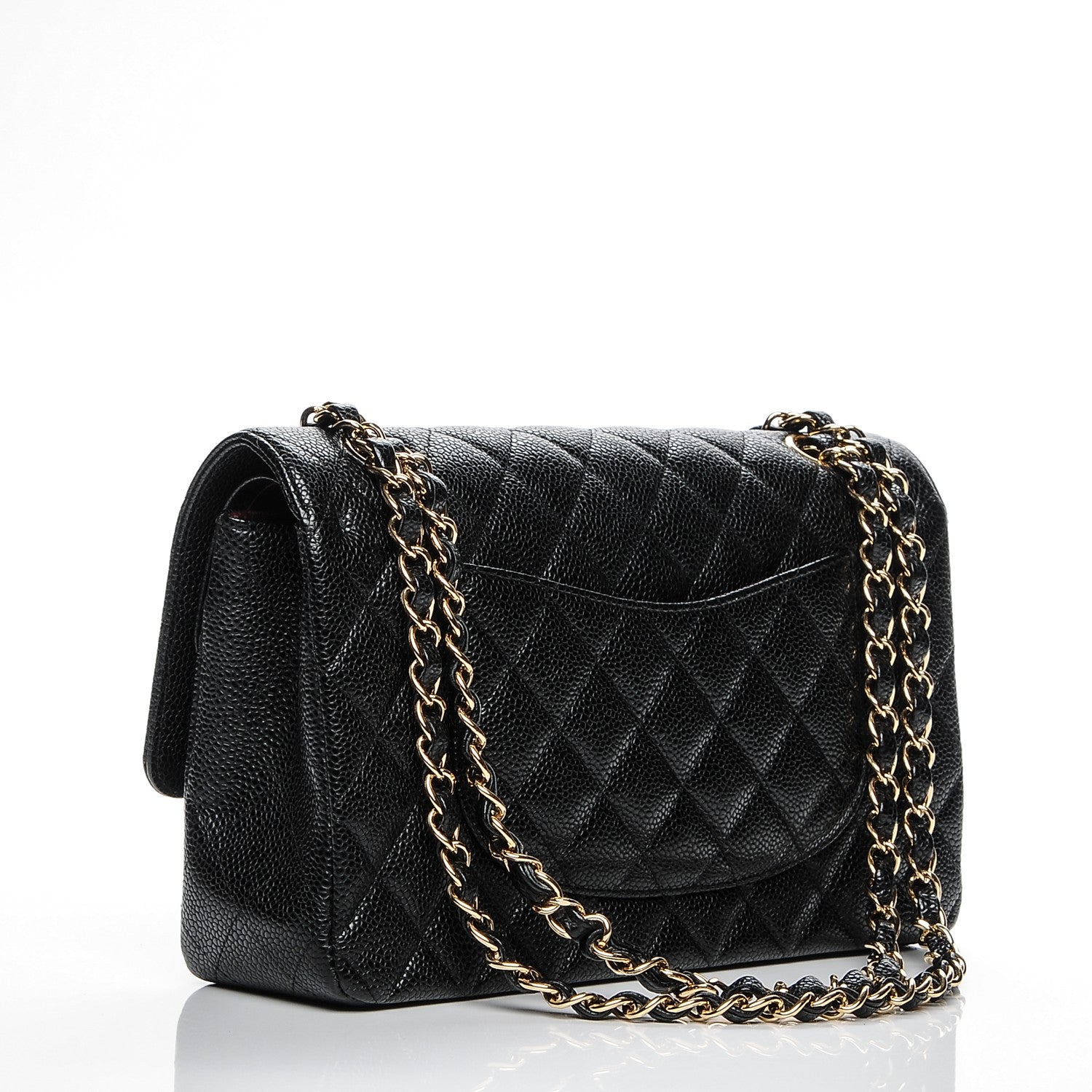 Chanel Caviar Quilted Medium Double Flap Black 3 of 8