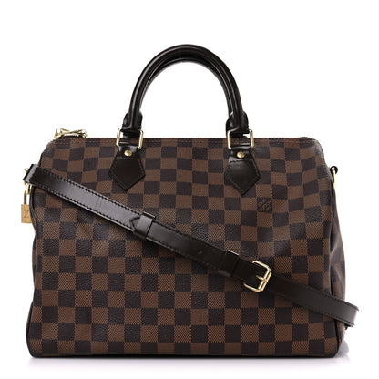 Louis Vuitton Damier Ebene Speedy Bandouliere 30 1 of 21