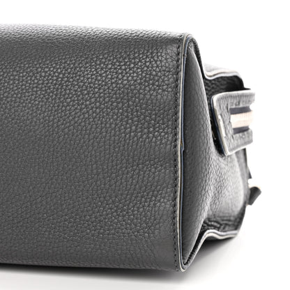 Fendi Cuoio Romano Selleria Lei Boston Tote Asfalto 10 of 11