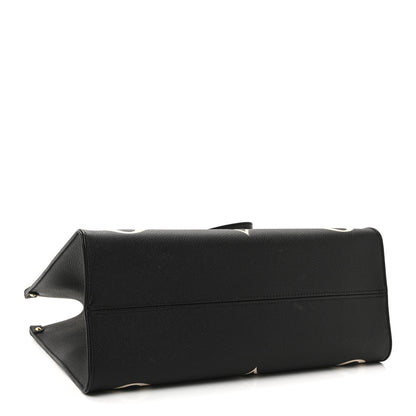 Louis Vuitton Empreinte Monogram Giant Onthego MM Black Beige 4 of 9