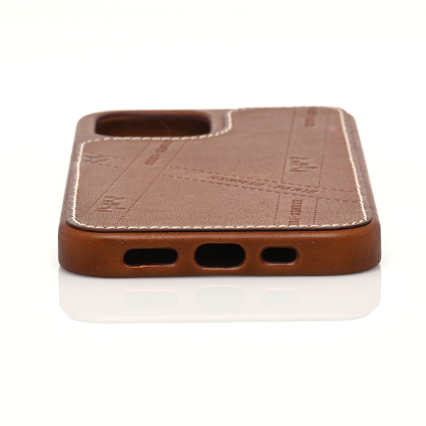 Barenia Bolduc iPhone 12/12 Pro Case Fauve
