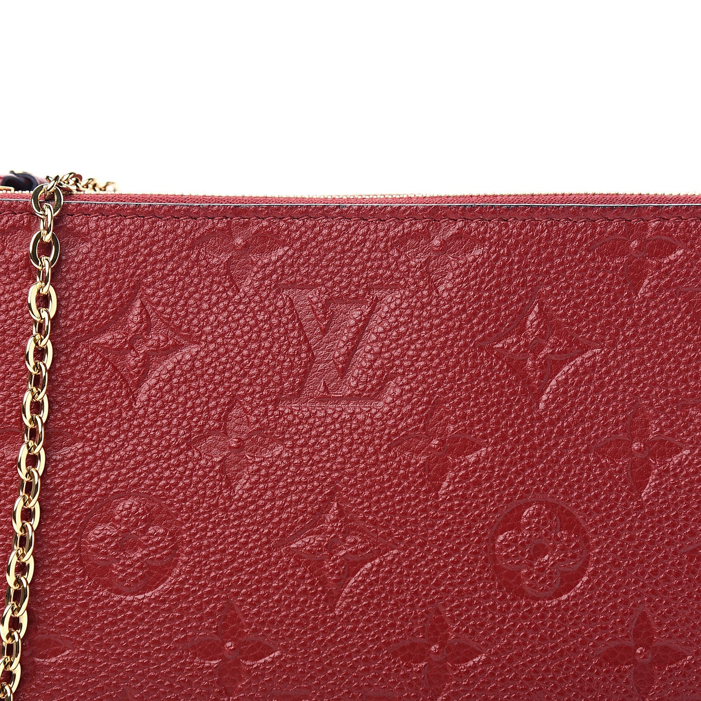 Empreinte Double Zip Pochette Cherry Berry