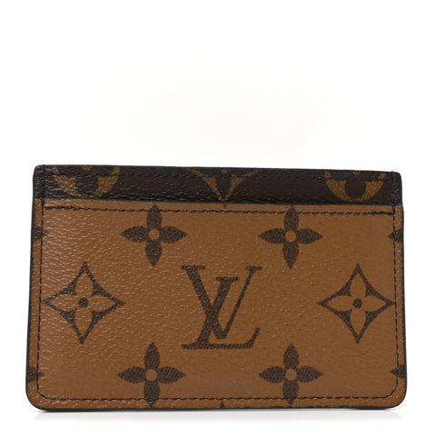 Reverse Monogram Card Holder