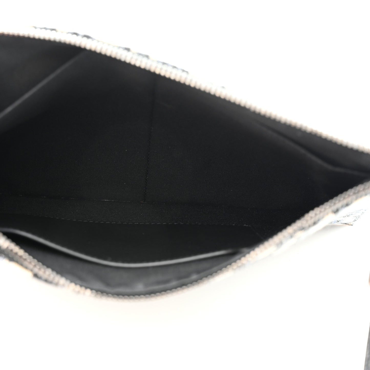 Oblique Pouch Wristlet Blue