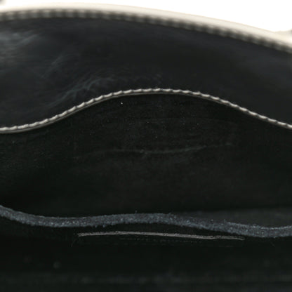 Saint Laurent Metallic Crinkled Calfskin Nano Supple Sac De Jour Silver 14 of 17