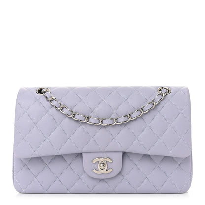 Chanel Caviar Quilted Medium Double Flap Light Purple 1 of 11