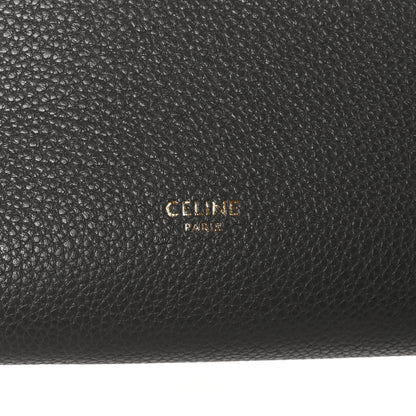 Celine Soft Grained Calfskin Small Sangle Bucket Bag Kohl 6 of 10
