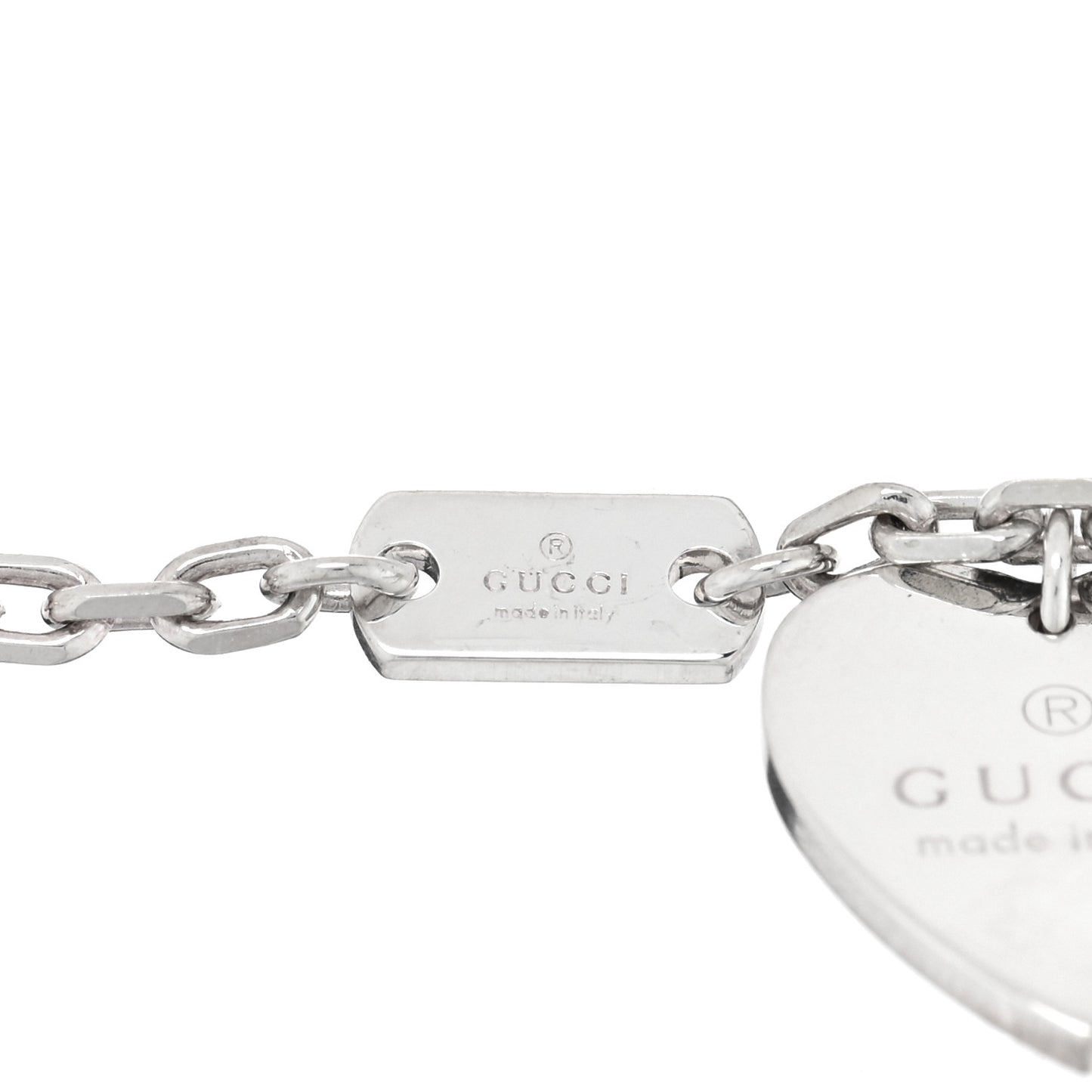Sterling Silver Trademark Charm Bracelet