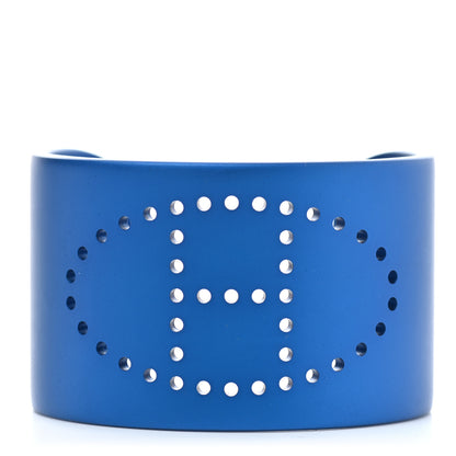 Hermes Aluminium Evelyne Sunset Cuff Bracelet T2 Bleu Egee 1 of 5