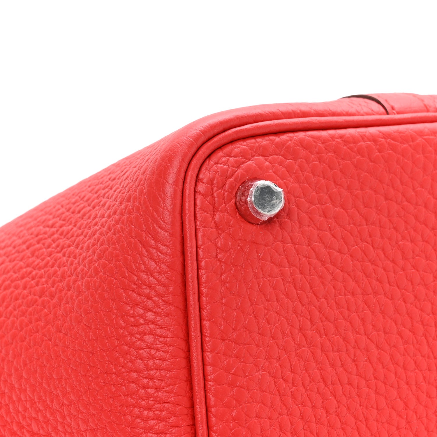 Hermes Taurillon Clemence Picotin Lock 18 PM Rouge de Coeur 8 of 12