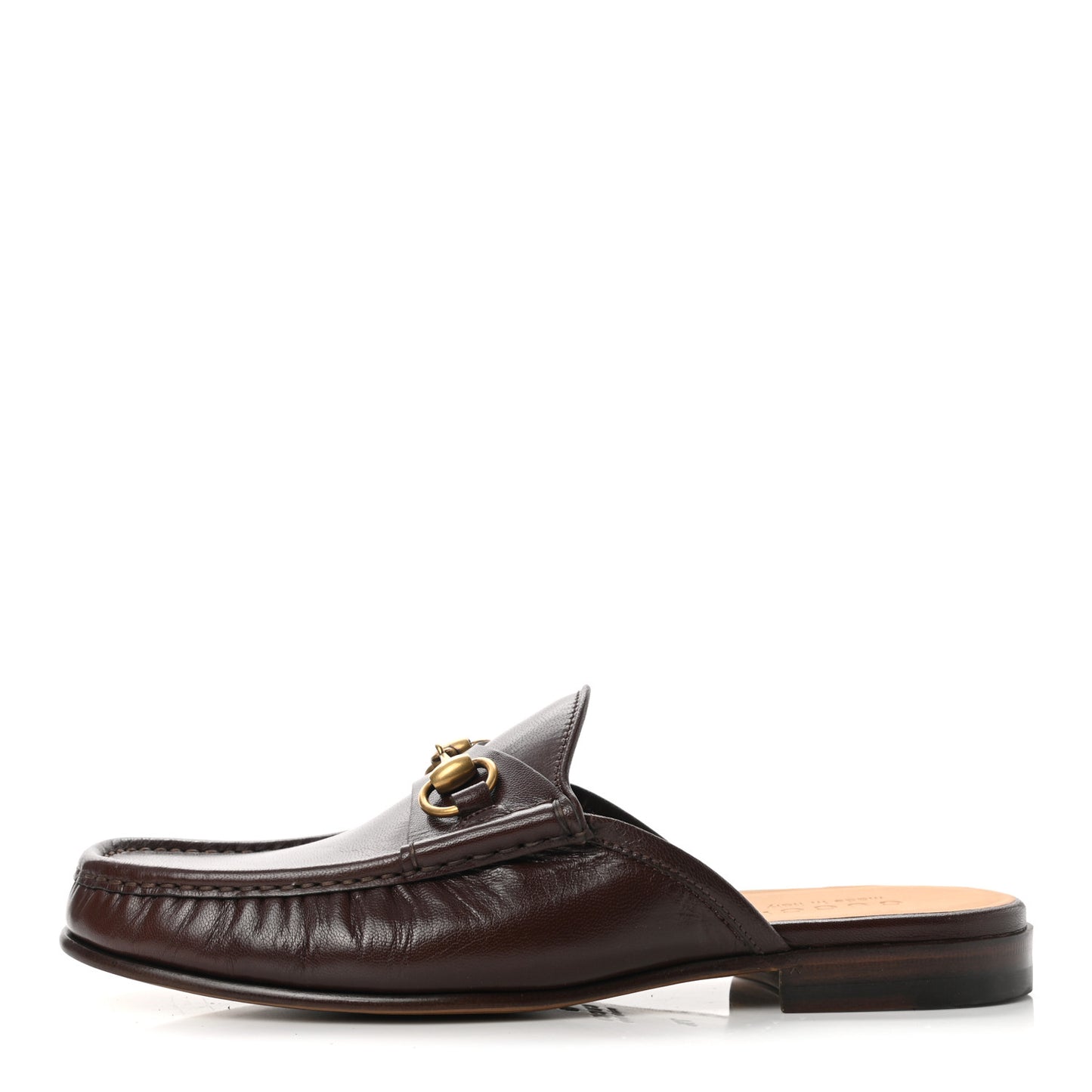 Calfskin Mens Princetown Slippers 7.5 Fondente Brown