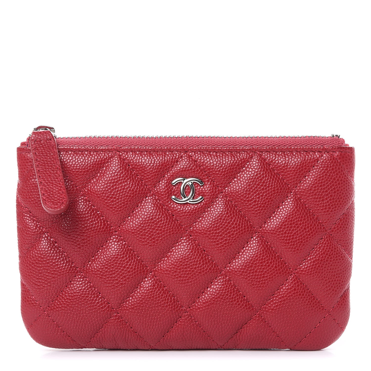 Chanel Caviar Quilted Small Cosmetic Case Pink 1 of 8