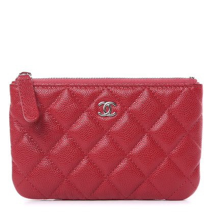 Chanel Caviar Quilted Small Cosmetic Case Pink 1 of 8