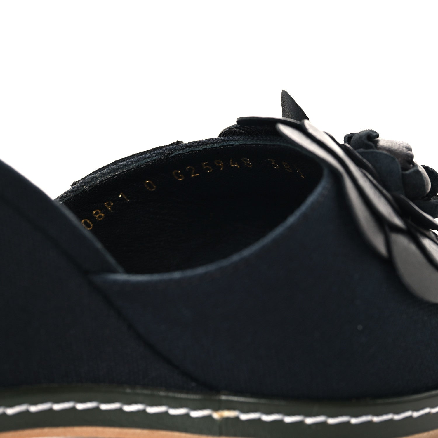 Chanel Canvas Camellia Wedge Sandals 38.5 Black 38.5 Black 7 of 11