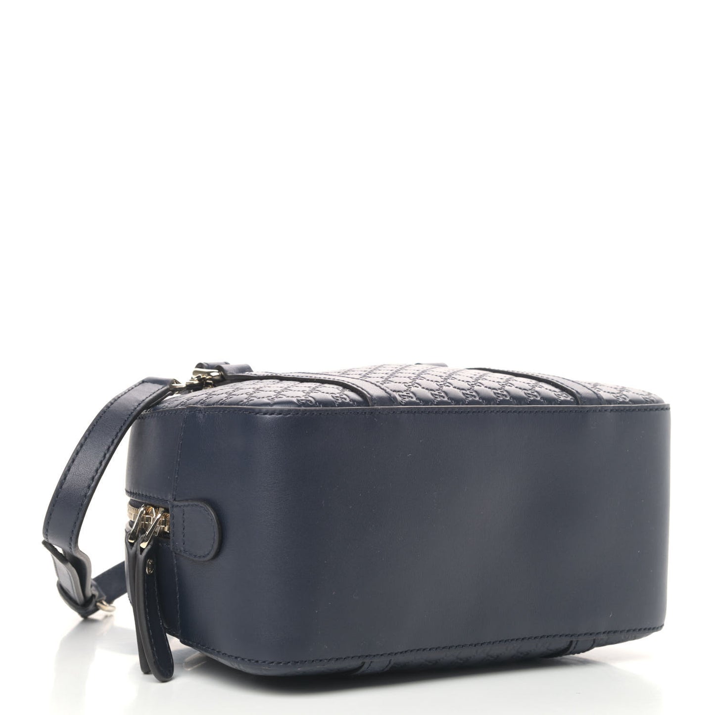 Soft Microguccissima Small Crossbody Bag Blue