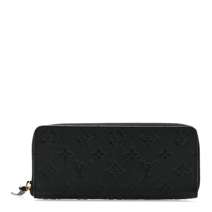 Louis Vuitton Empreinte Clemence Wallet Black 1 of 8