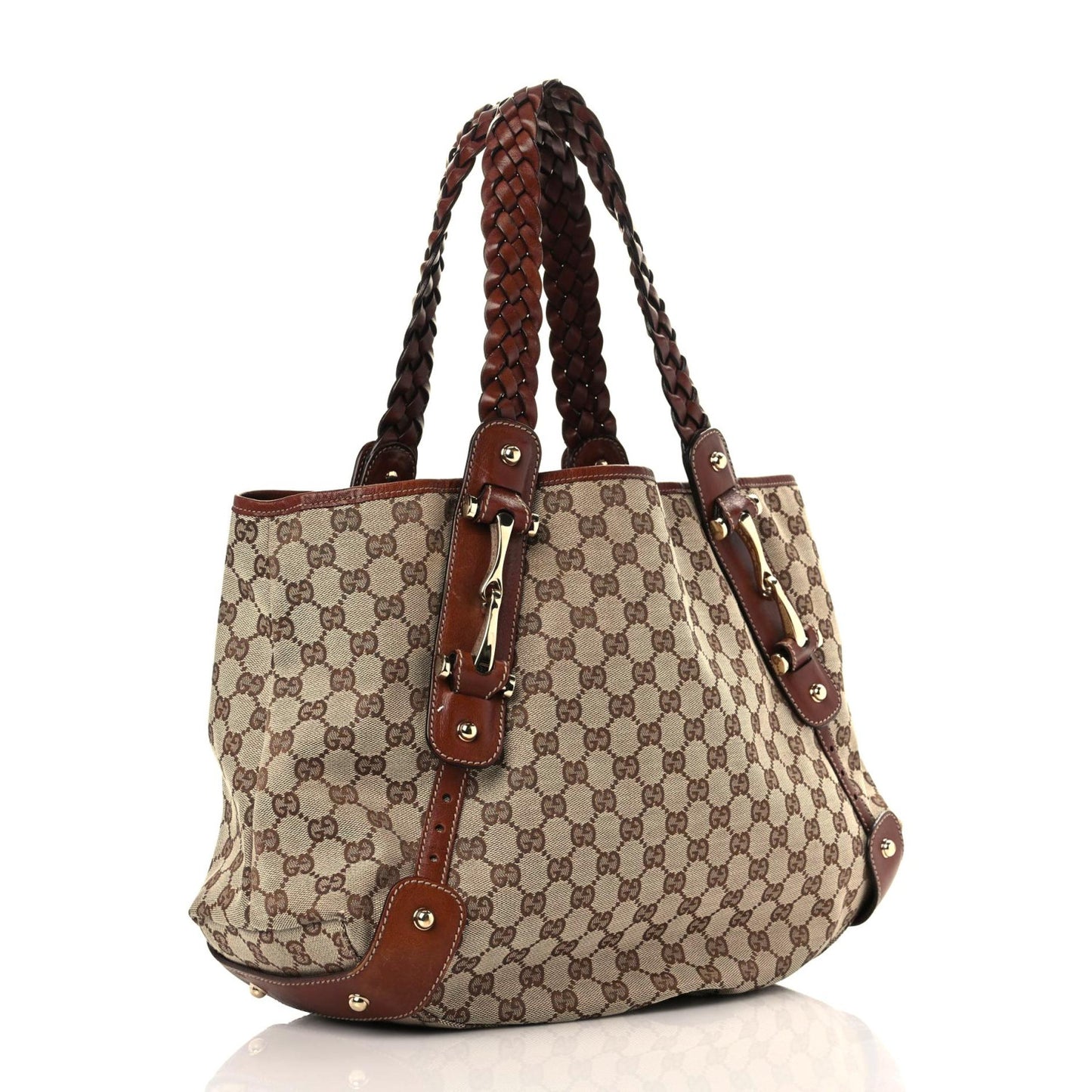 Monogram Medium Pelham Shoulder Bag Brown