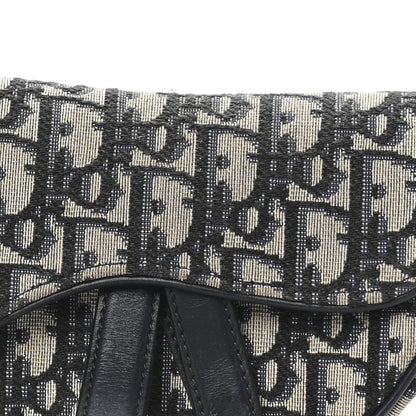 Christian Dior Oblique Mini Saddle Bag Blue 8 of 11