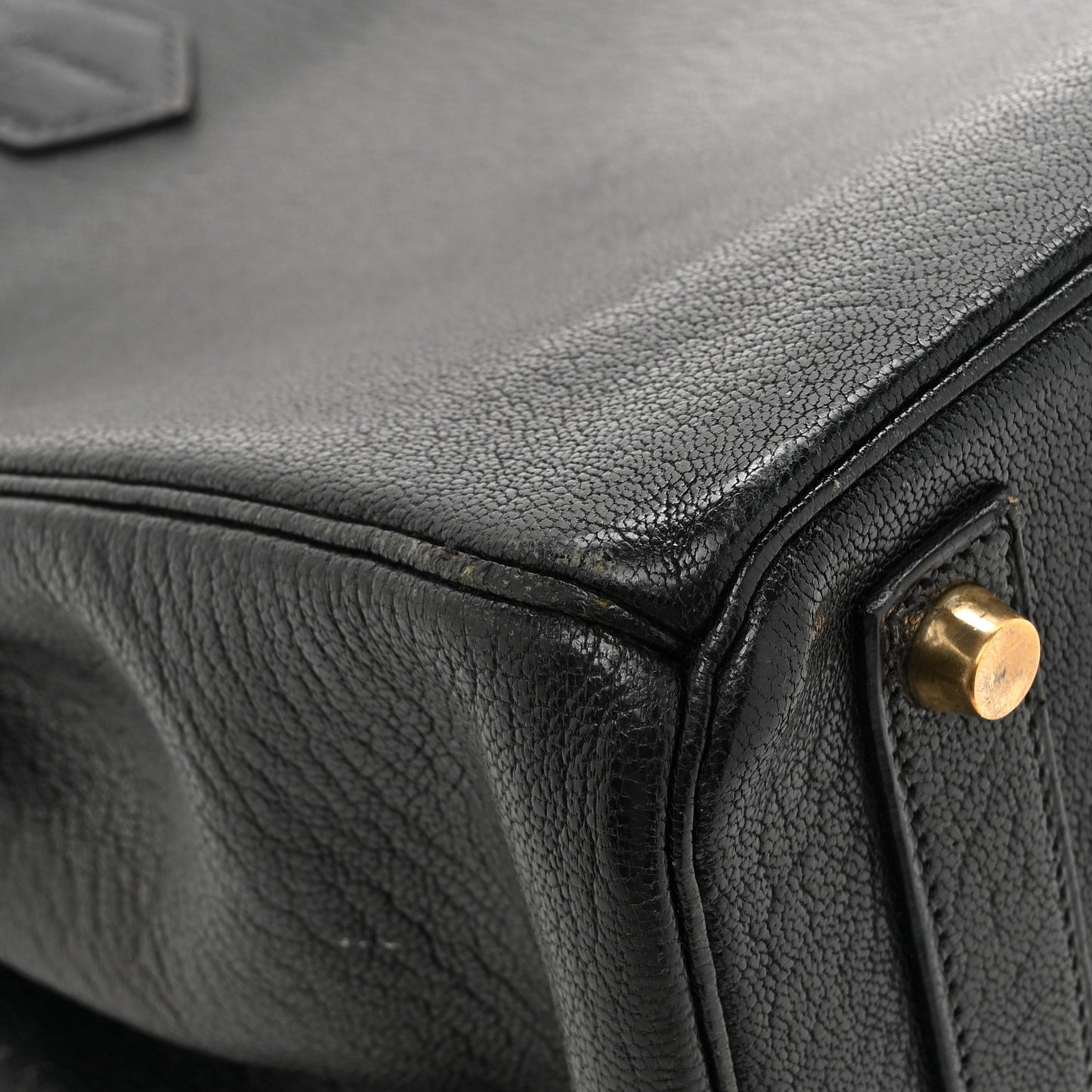 Chevre de Coromandel HAC Birkin 32 Black