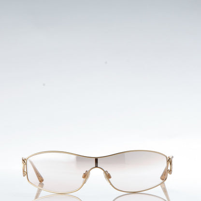 Chanel Crystal CC Logo Sunglasses 4073-B Gold 2 of 7