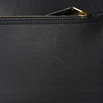 Saint Laurent Calfskin Large Shopping Tote Black 9 of 10