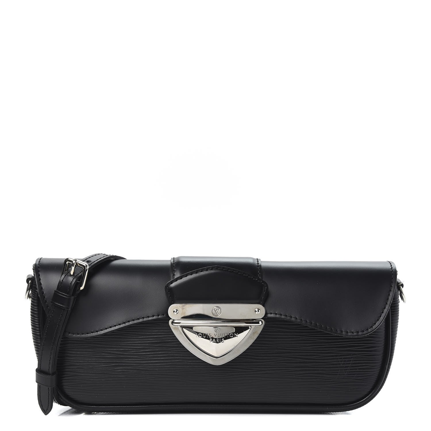 Louis Vuitton Epi Montaigne Clutch Black 1 of 9