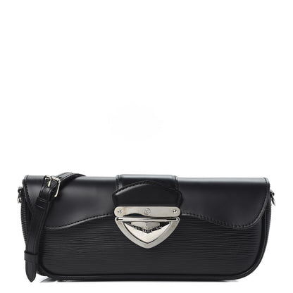 Louis Vuitton Epi Montaigne Clutch Black 1 of 9
