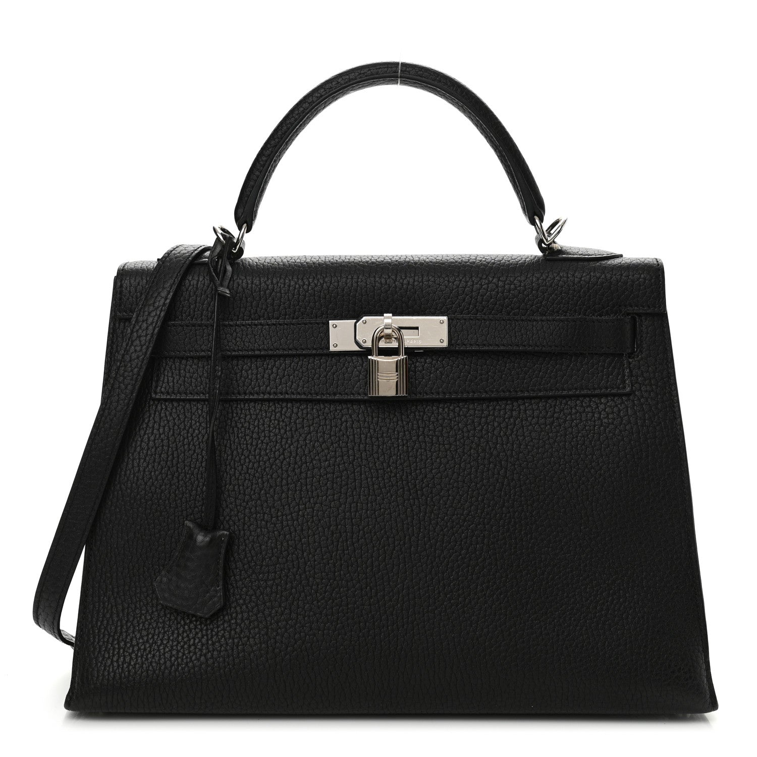 Hermes Fjord Sellier Kelly 32 Black 1 of 15