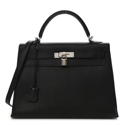 Hermes Fjord Sellier Kelly 32 Black 1 of 15