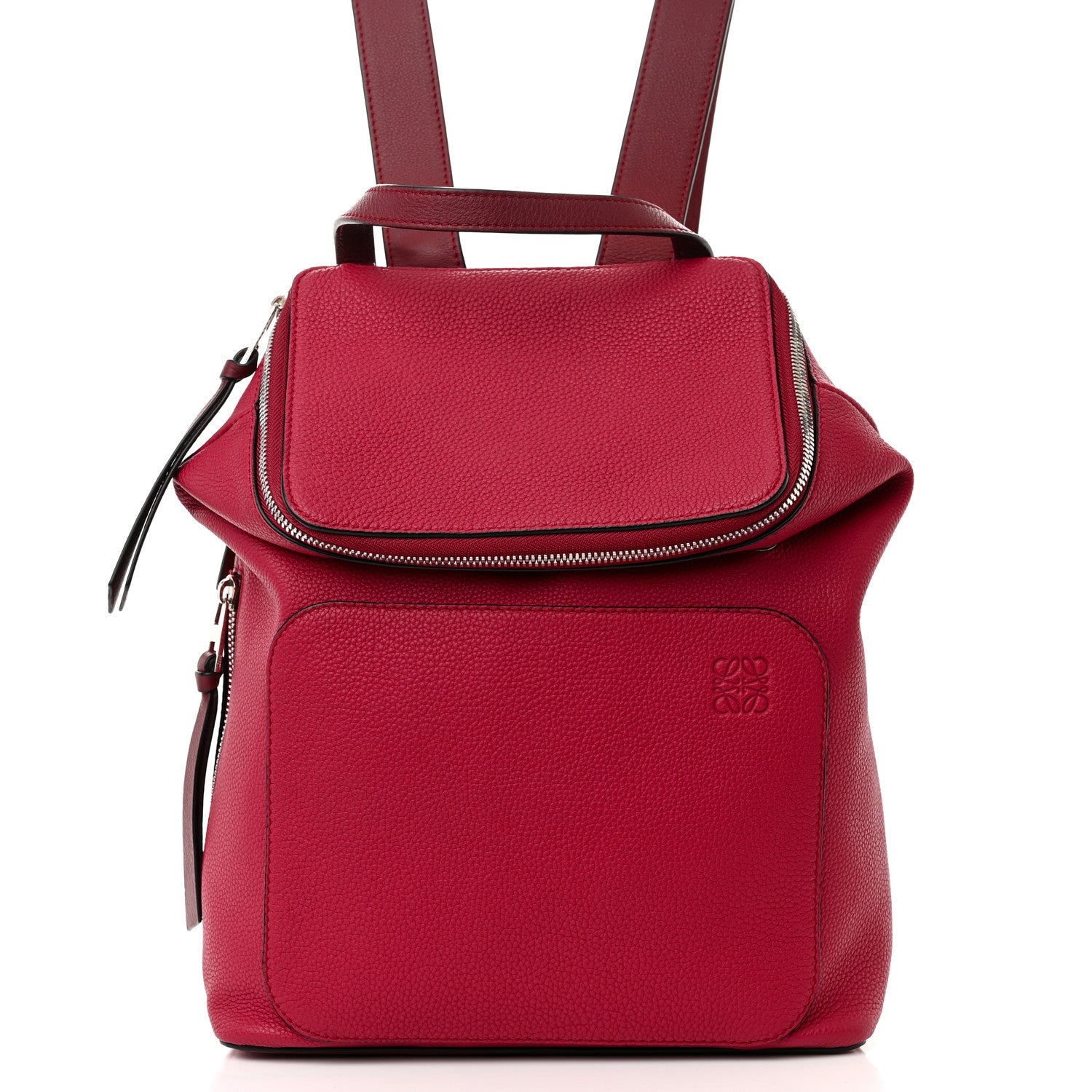 Loewe Calfskin Small Goya Backpack Raspberry 7 of 11